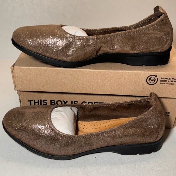 Clarks Collection Flexible Slip-On Flats - Jenette Ease casual classic comfy - Picture 2 of 9